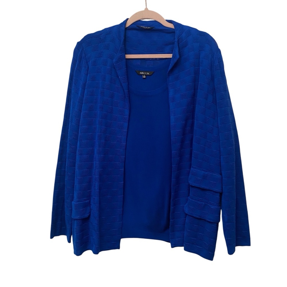 Misook Knit Blazer & Shell